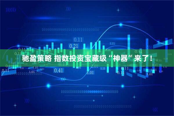 驰盈策略 指数投资宝藏级“神器”来了！